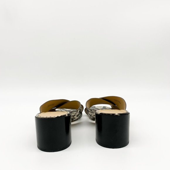 MICHAEL Michael Kors Abbott Snake Crisscross Mules - Picture 7 of 9